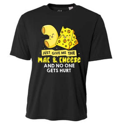 Mac And Cheese Macaroni Cheesy Noodle Cooling Performance Crew T-Shirt