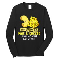 Mac And Cheese Macaroni Cheesy Noodle Long Sleeve Shirt