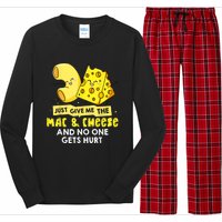 Mac And Cheese Macaroni Cheesy Noodle Long Sleeve Pajama Set