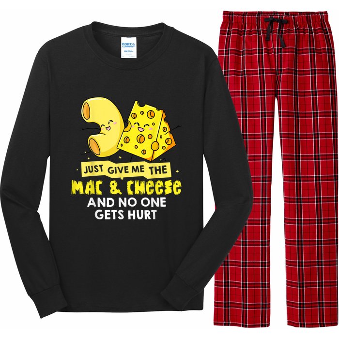 Mac And Cheese Macaroni Cheesy Noodle Long Sleeve Pajama Set