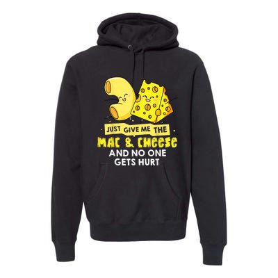 Mac And Cheese Macaroni Cheesy Noodle Premium Hoodie