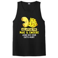 Mac And Cheese Macaroni Cheesy Noodle PosiCharge Competitor Tank