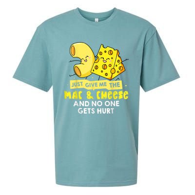 Mac And Cheese Macaroni Cheesy Noodle Sueded Cloud Jersey T-Shirt