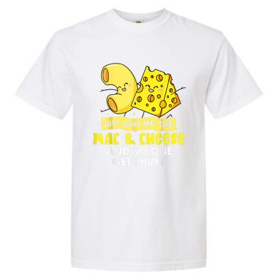 Mac And Cheese Macaroni Cheesy Noodle Garment-Dyed Heavyweight T-Shirt