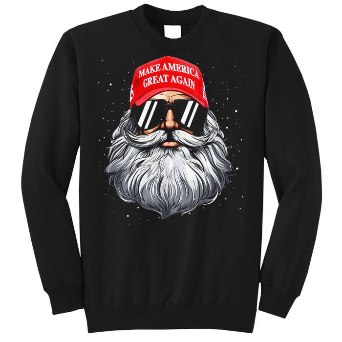 Make A Christmas Great Again Funny Xmas Trump Santa Pajamas Sweatshirt