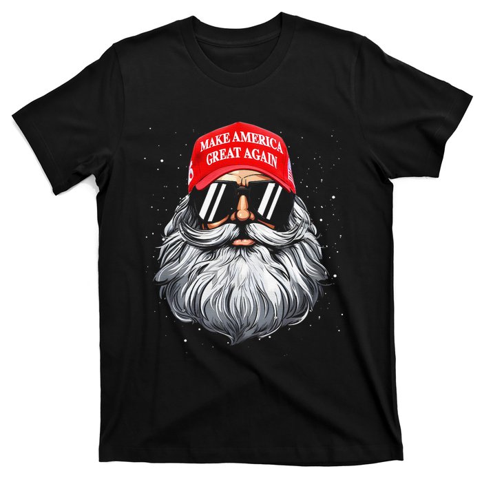 Make A Christmas Great Again Funny Xmas Trump Santa Pajamas T-Shirt