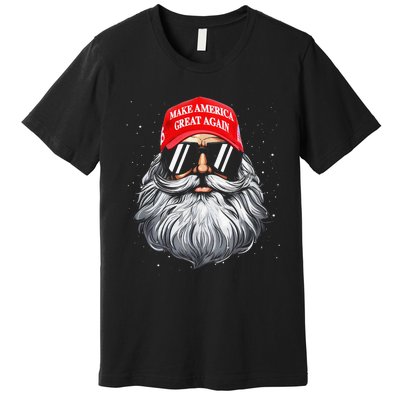 Make A Christmas Great Again Funny Xmas Trump Santa Pajamas Premium T-Shirt