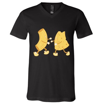 Mac And Cheese Funny Cute V-Neck T-Shirt