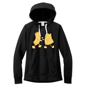 Mac And Cheese Funny Cute Women's Fleece Hoodie