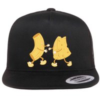 Mac And Cheese Funny Cute Flat Bill Trucker Hat