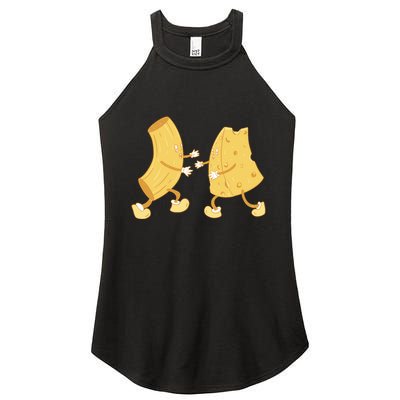 Mac And Cheese Funny Cute Women's Perfect Tri Rocker Tank
