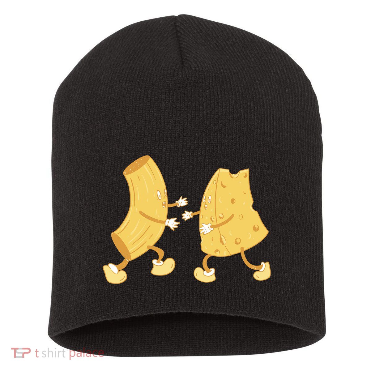 Mac And Cheese Funny Cute Short Acrylic Beanie