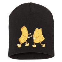 Mac And Cheese Funny Cute Short Acrylic Beanie