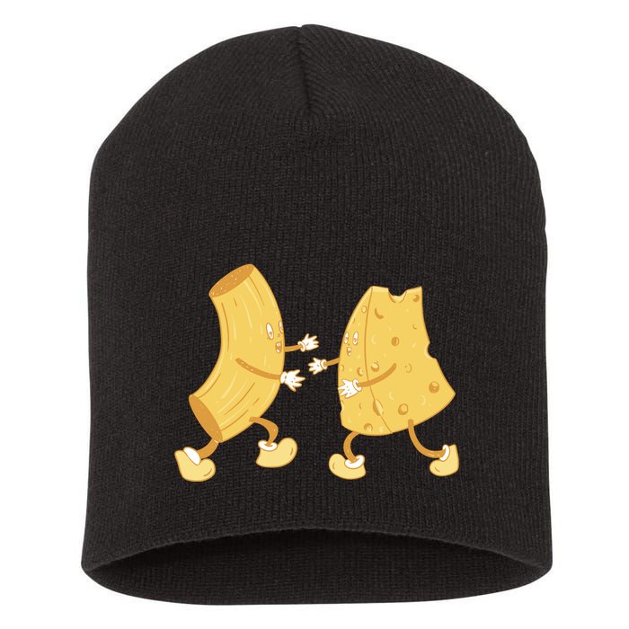 Mac And Cheese Funny Cute Short Acrylic Beanie