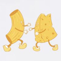 Mac And Cheese Funny Cute Garment-Dyed Sweatshirt