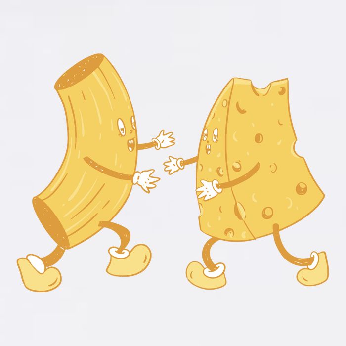 Mac And Cheese Funny Cute Garment-Dyed Sweatshirt