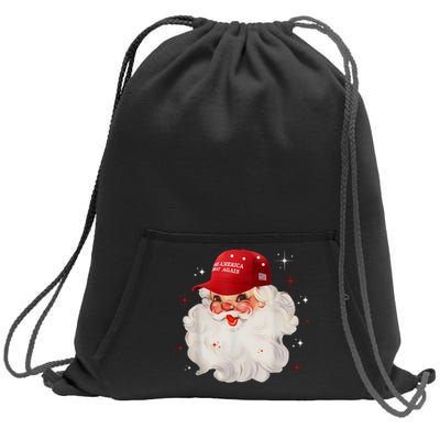 Make A Christmas Great Again Xmas Trump Maga Pajamas Santa Sweatshirt Cinch Pack Bag