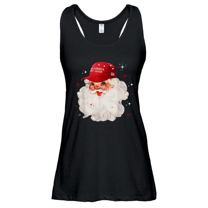 Make A Christmas Great Again Xmas Trump Maga Pajamas Santa Ladies Essential Flowy Tank