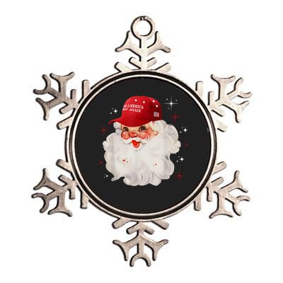 Make A Christmas Great Again Xmas Trump Maga Pajamas Santa Metallic Star Ornament