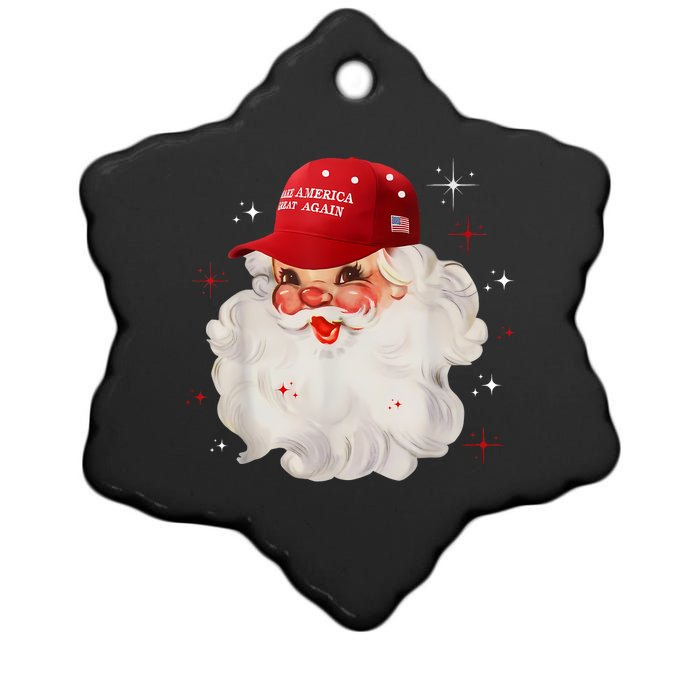 Make A Christmas Great Again Xmas Trump Maga Pajamas Santa Ceramic Star Ornament