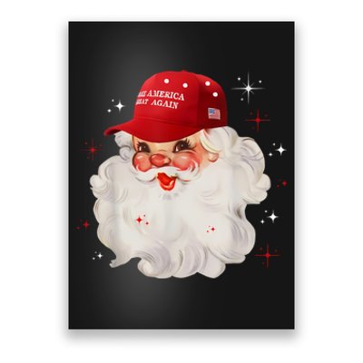 Make A Christmas Great Again Xmas Trump Maga Pajamas Santa Poster