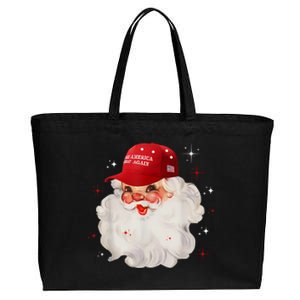 Make A Christmas Great Again Xmas Trump Maga Pajamas Santa Cotton Canvas Jumbo Tote