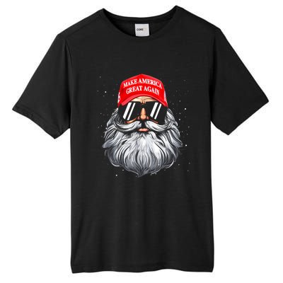 Make A Christmas Great Again Funny Xmas Trump Santa Pajamas Tall Fusion ChromaSoft Performance T-Shirt