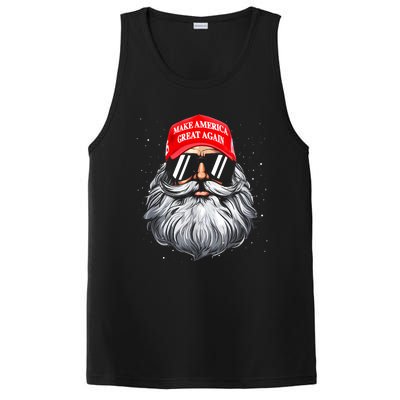 Make A Christmas Great Again Funny Xmas Trump Santa Pajamas PosiCharge Competitor Tank