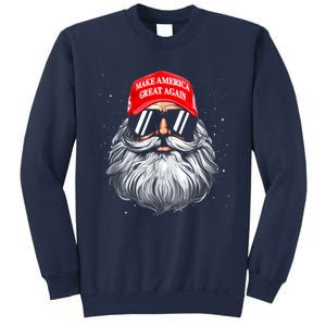 Make A Christmas Great Again Funny Xmas Trump Santa Pajamas Sweatshirt