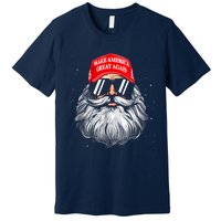 Make A Christmas Great Again Funny Xmas Trump Santa Pajamas Premium T-Shirt