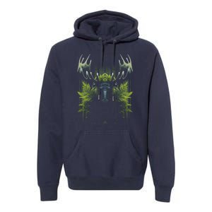 Moose Animal Cute Moose Canadian Moose Premium Hoodie