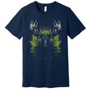 Moose Animal Cute Moose Canadian Moose Premium T-Shirt