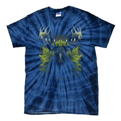 Moose Animal Cute Moose Canadian Moose Tie-Dye T-Shirt