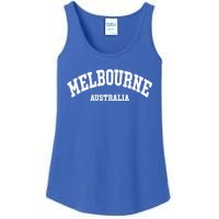 Melbourne Australia City Funny Gift Ladies Essential Tank