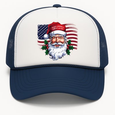 Make A Christmas Great Again Xmas Trump Maga Pajamas Santa Trucker Hat