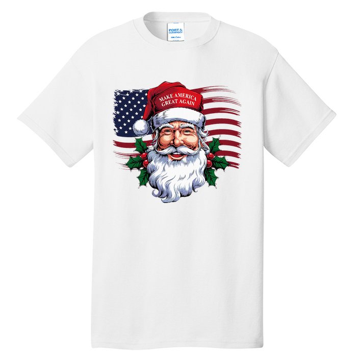 Make A Christmas Great Again Xmas Trump Maga Pajamas Santa Tall T-Shirt