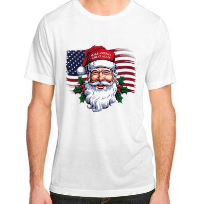 Make A Christmas Great Again Xmas Trump Maga Pajamas Santa Adult ChromaSoft Performance T-Shirt