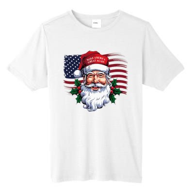 Make A Christmas Great Again Xmas Trump Maga Pajamas Santa Tall Fusion ChromaSoft Performance T-Shirt