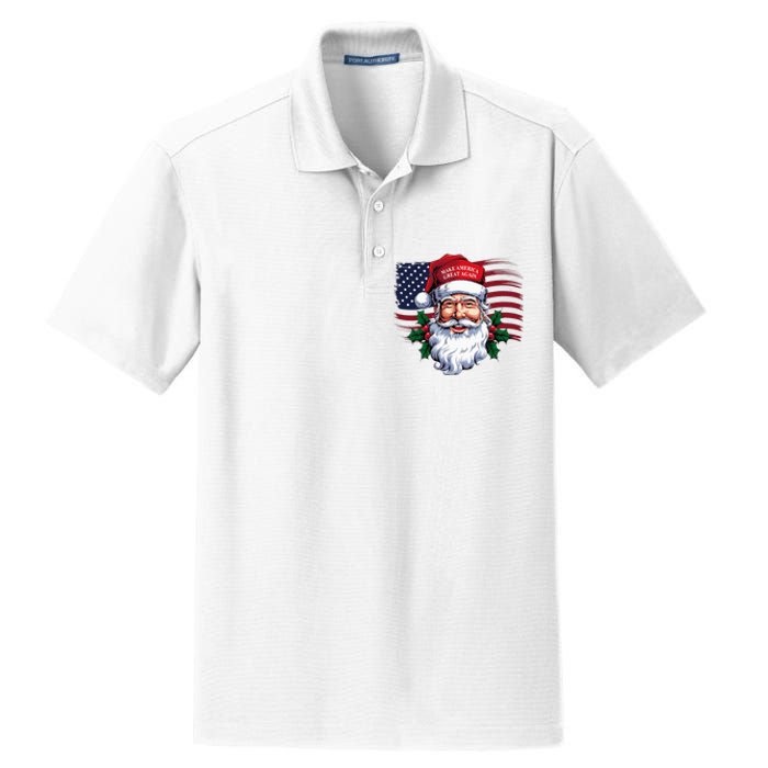 Make A Christmas Great Again Xmas Trump Maga Pajamas Santa Dry Zone Grid Polo