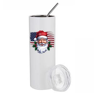 Make A Christmas Great Again Xmas Trump Maga Pajamas Santa Stainless Steel Tumbler