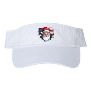 Make A Christmas Great Again Xmas Trump Maga Pajamas Santa Valucap Bio-Washed Visor