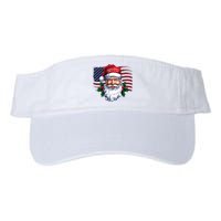 Make A Christmas Great Again Xmas Trump Maga Pajamas Santa Valucap Bio-Washed Visor