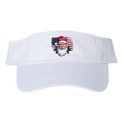 Make A Christmas Great Again Xmas Trump Maga Pajamas Santa Valucap Bio-Washed Visor