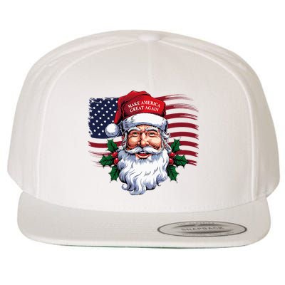 Make A Christmas Great Again Xmas Trump Maga Pajamas Santa Wool Snapback Cap