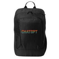 My Assistant Chatgpt City Backpack