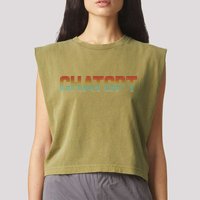 My Assistant Chatgpt Garment-Dyed Women's Muscle Tee