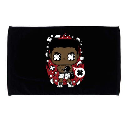 Muhamad Ali Cute Illustration Microfiber Hand Towel