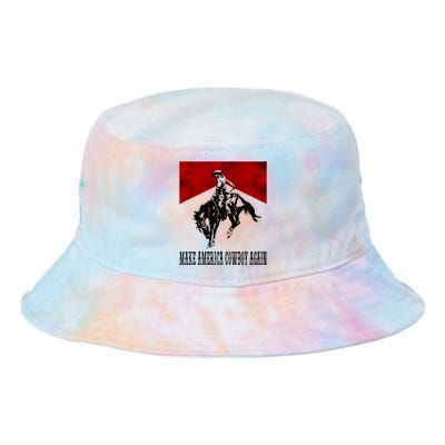 Make America Cow Cow Again Rodeo Lover 4th Of July Gift Tie Dye Newport Bucket Hat