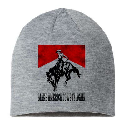 Make America Cow Cow Again Rodeo Lover 4th Of July Gift Sustainable Beanie