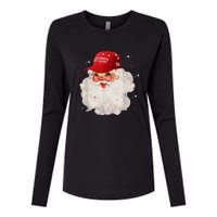 Make A Christmas Great Again Xmas Trump Maga Pajamas Santa Womens Cotton Relaxed Long Sleeve T-Shirt